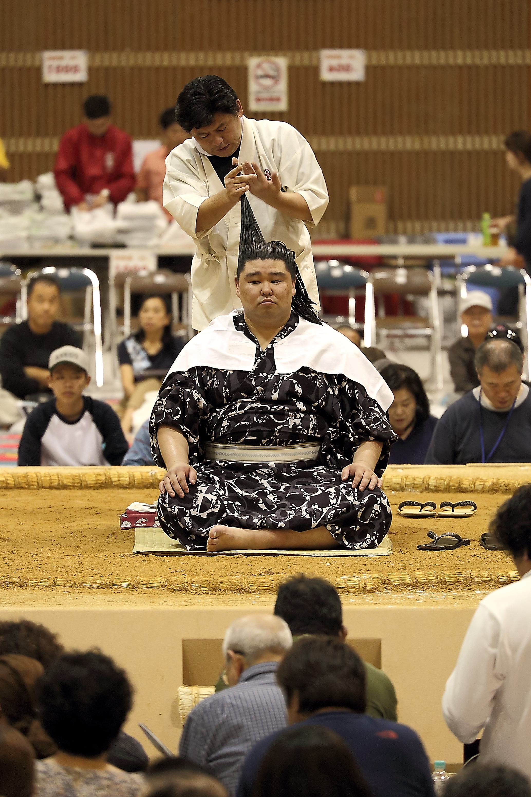 2016年宮古島場所　髪結実演