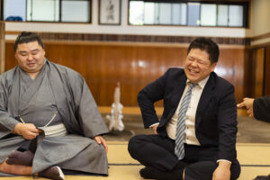 時津風親方と正代